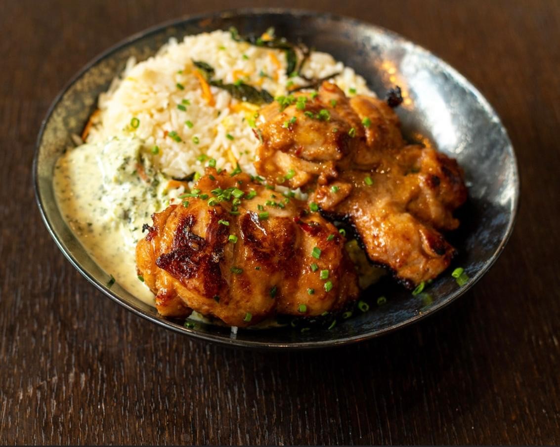 Plat de Poulet Barbecue au basilic - Woky's Compiègne