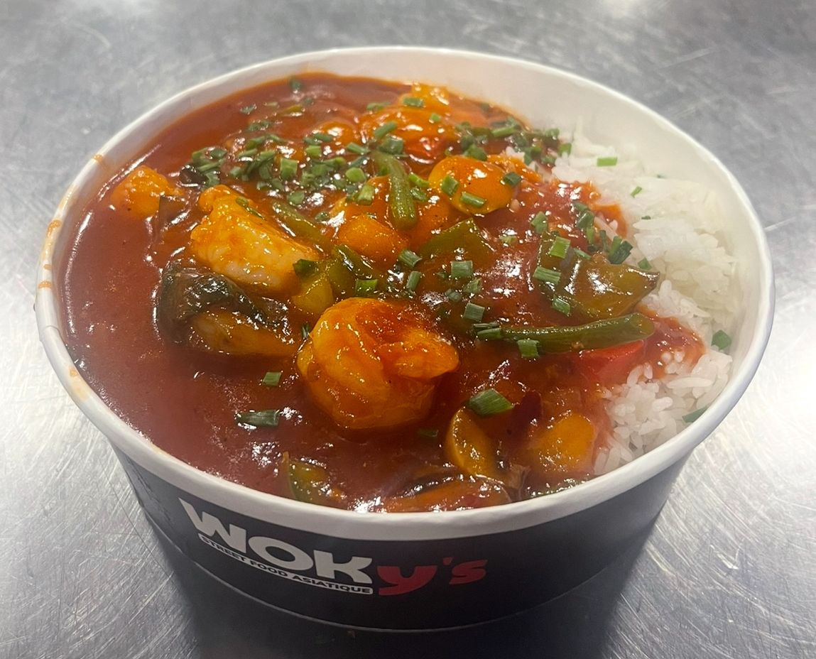 Crevettes Sauce Piquante - Woky's Compiègne